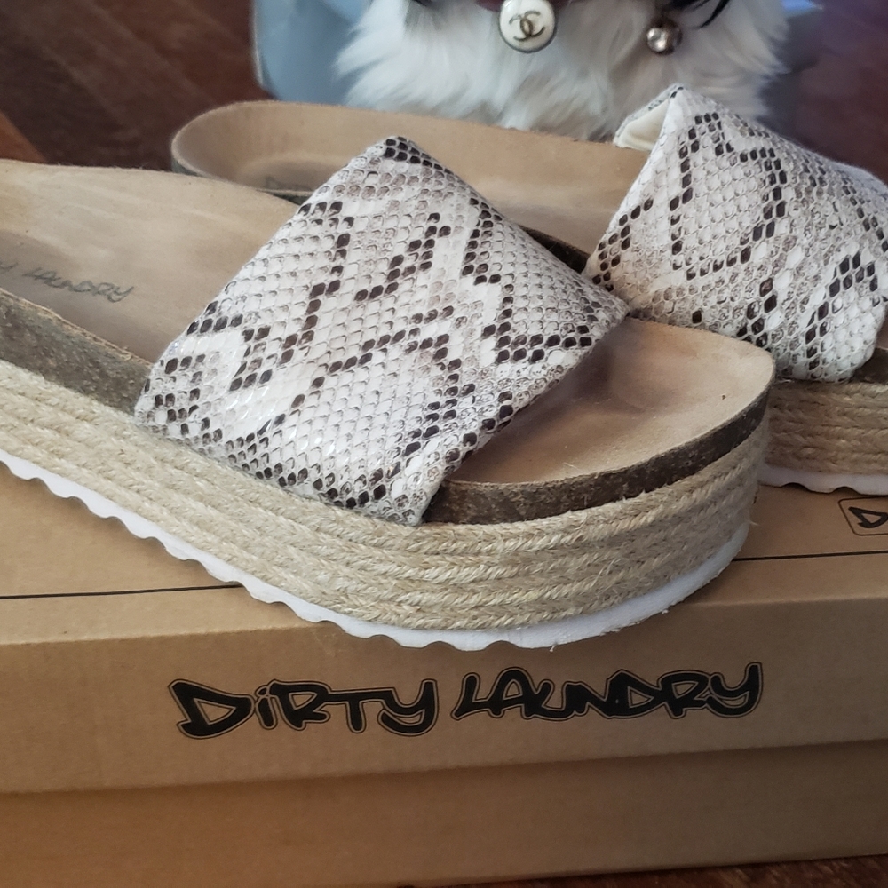 Snakeskin platforms